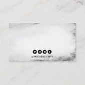 白黒グランジスカルバラタトゥーアーティスト 名刺 (裏面)