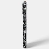 白黒グランジ大人iPhone 15 Pro Maxケース Case-Mate iPhoneケース (裏面 / 左)