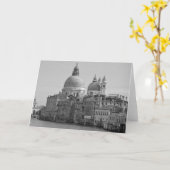 白黒グランドカナルヴェニタリアトラベル カード (黄色い花)