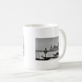白黒グランドカナルヴェニタリアトラベル コーヒーマグカップ (正面右)