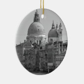 白黒グランドカナルヴェニタリアトラベル セラミックオーナメント (右)