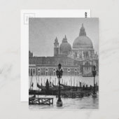 白黒グランドカナルヴェニタリアトラベル ポストカード (正面/裏面)