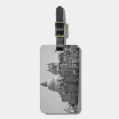 白黒グランドカナルヴェニタリアトラベル ラゲッジタグ (正面縦)