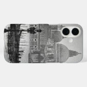 白黒グランドカナルヴェニタリアトラベル Case-Mate iPhoneケース (裏面 (横))