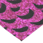 白黒グリッターアニマルプリントパターン ショートテーブルランナー (コーナー)