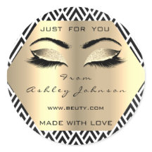 白黒グリッターシャンパイニュ金ゴールドメイドウィズ