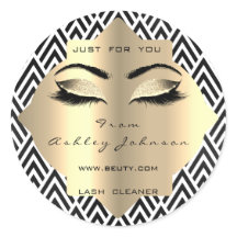 白黒グリッターシャンパイニュ金ゴールドラッシュクリーナー