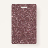 白黒グリッタープロフェッショナル写真ID バッジ (裏面)