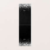 白黒グリッター署名イヤリングディスプレイ (内部フラット)