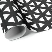 白黒グリッドデザイン ラッピングペーパー (ロールコーナー)