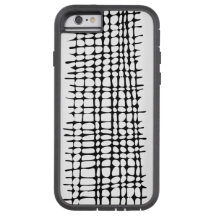 白黒グリッドパタオーガニックーン抽象芸術アート