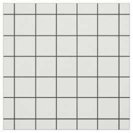 白黒グリッド ファブリック