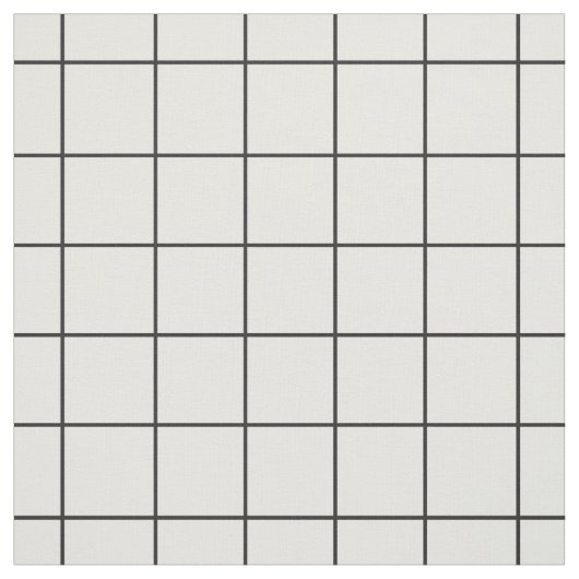 白黒グリッド ファブリック (見本)
