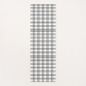 白黒グリッド ヨガマット (正面)