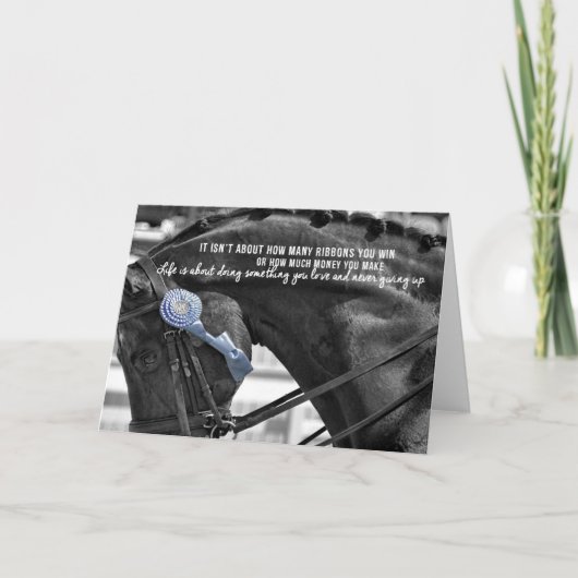 白黒グリーティングカード サンキューカード (正面)