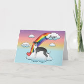 白黒グレイハウンドイタリアンレインボーメモリアル カード (正面)