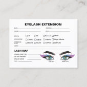 白黒グレイラッッシュクライアント拡張マップ 名刺 (裏面)