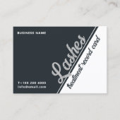 白黒グレイラッッシュクライアント拡張マップ 名刺 (正面)