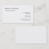 白黒グレイ名刺 名刺 (正面/裏面)