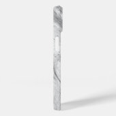 白黒グレイ大理石パターンiPhone / アンドロイド Case-Mate iPhoneケース (裏面 / 右)