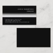 白黒グレートレンディー魅力的名刺 名刺 (正面/裏面)