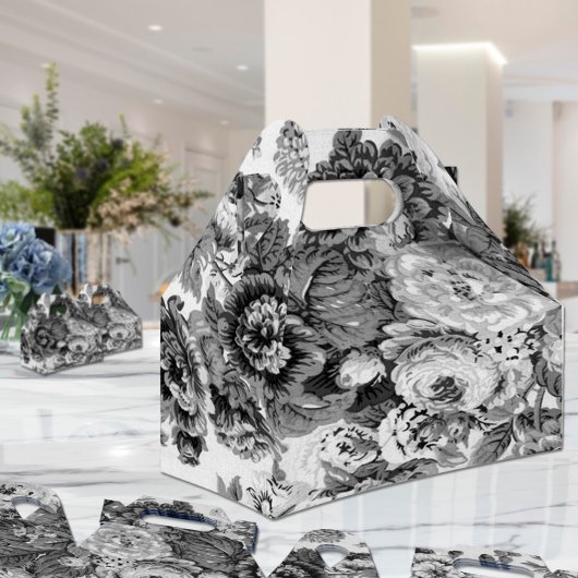 白黒グレートーンフローラトワールNo.3 フェイバーボックス