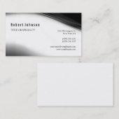 白黒グレーパターン名刺 名刺 (正面/裏面)