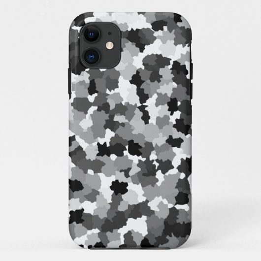 白黒グレーパターン Case-Mate iPhoneケース (裏面)