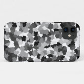 白黒グレーパターン Case-Mate iPhoneケース (裏面(横))