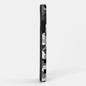 白黒グレーパターン Case-Mate iPhoneケース (裏面/右)