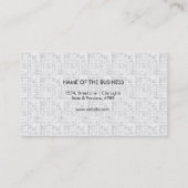 白黒グレープロフェッショナルプレーンクール 名刺 (裏面)