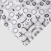 白黒グレーモノクロマンダラデザイン 薄葉紙 (詳細)