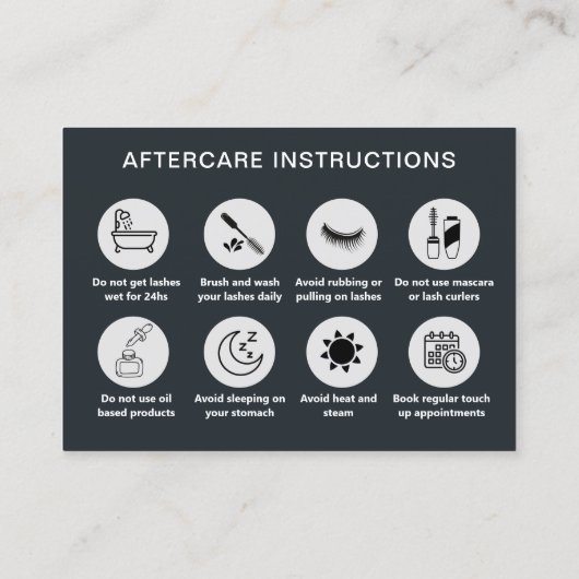 白黒グレーラッシュクライアント気に後 名刺 (裏面)