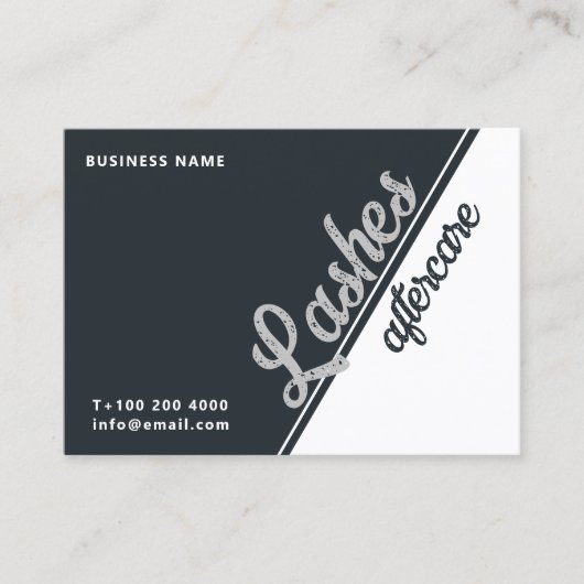 白黒グレーラッシュクライアント気に後 名刺 (正面)