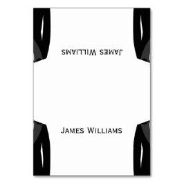 白黒ゲイ結婚の場所設定カード テーブルナンバー