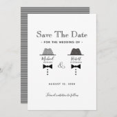 白黒ゲイ セーブザデート (正面/裏面)