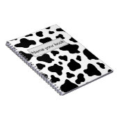 白黒コウィドトレンディー素朴ファーム ノートブック (右側)