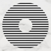 白黒コケット弓の記念日 ワイングラスタグ (裏面)