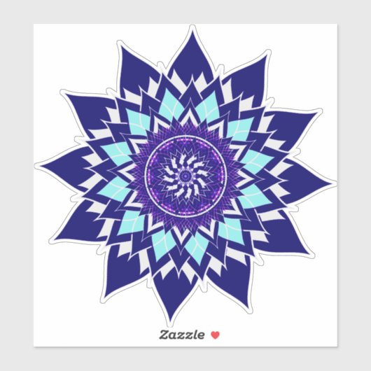 白黒コスモス シール (シート)