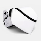 白黒コミングド抽象芸術 ネクタイ (ロール)