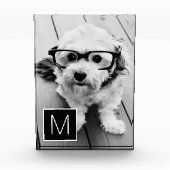 白黒コラージュカスタムモノグラム1 フォトブロック (正面)