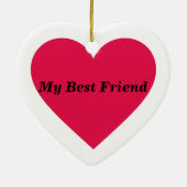 白黒コリーセラミッ縁どクハート新 セラミックオーナメント (裏面)