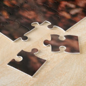 白黒コリー縁どオンパークベンチ ジグソーパズル (側面)