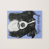 白黒コリ縁どー ジグソーパズル (横)