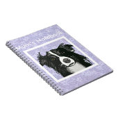 白黒コリ縁どー ノートブック (右側)