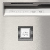 白黒コレクション日付マグネットを保存 マグネット (インサイチュ (食洗機))