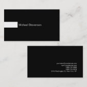 白黒コンサルタントの名刺 名刺 (正面/裏面)