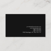 白黒コンサルタントの名刺 名刺 (裏面)