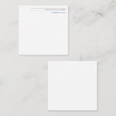 白黒コンサルタント弁護士業 ノートカード (正面/裏面)