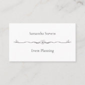 白黒コンテンポラリープロフェッショナル 名刺 (正面)